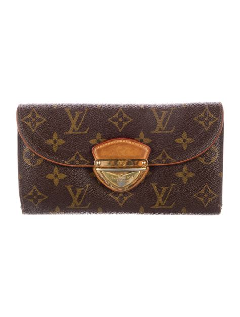 Louis Vuitton LV Monogram Coated Canvas Astrid Wallet 